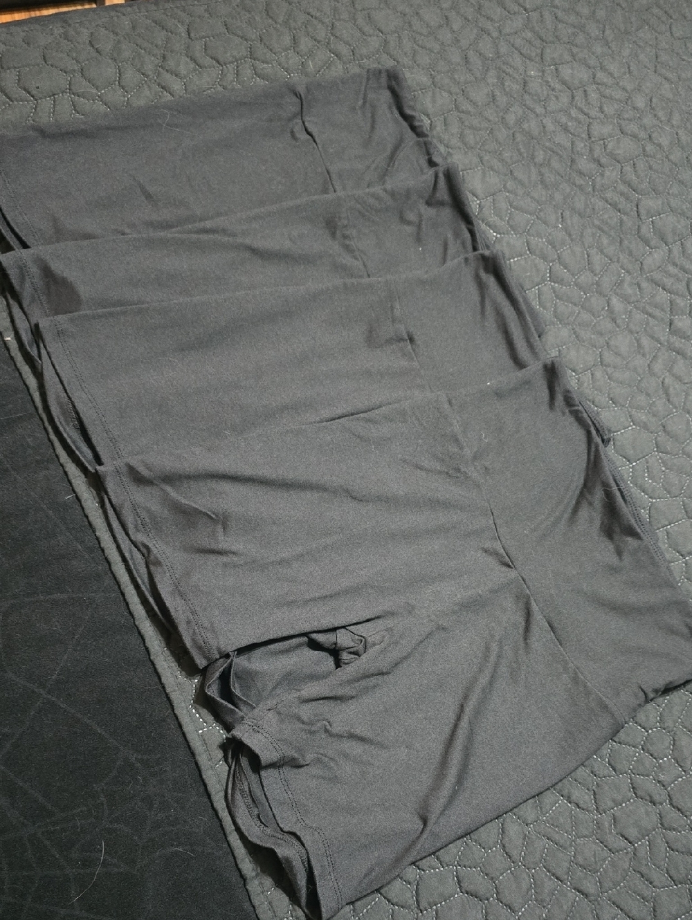 FOUR Pairs Black 5" Bike Shorts
